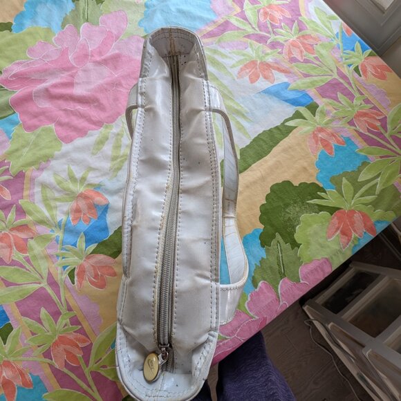 Nike Bag Sport Gym Yoga Water Resistant Zip Closure White Unisex 14x14x5 - Picture 14 of 16